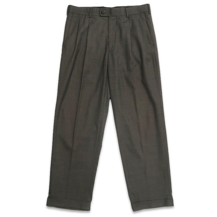 古着 DOCKERS ドッカーズ ツータック リネンパンツ スラックス