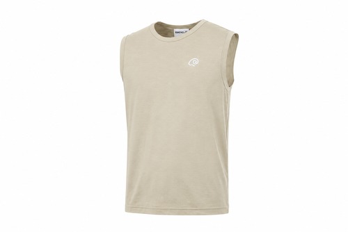 ACTIVE WOOL 100% TANK  TRAIL BEIGE（UNISEX）