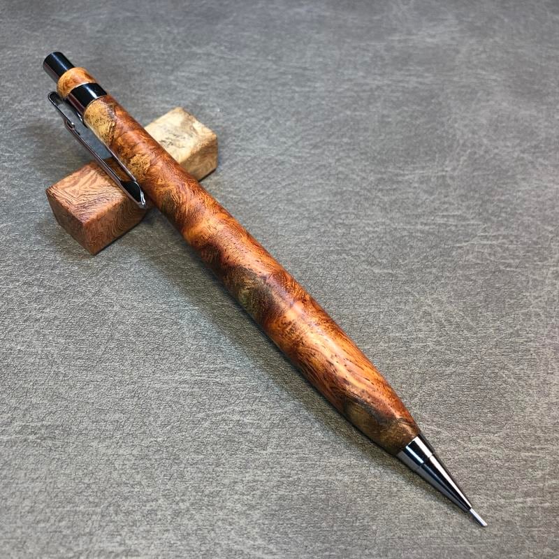 MY00419 特上花梨瘤 木軸シャペン 0.5mm Mark2レギュラー | クラフト 
