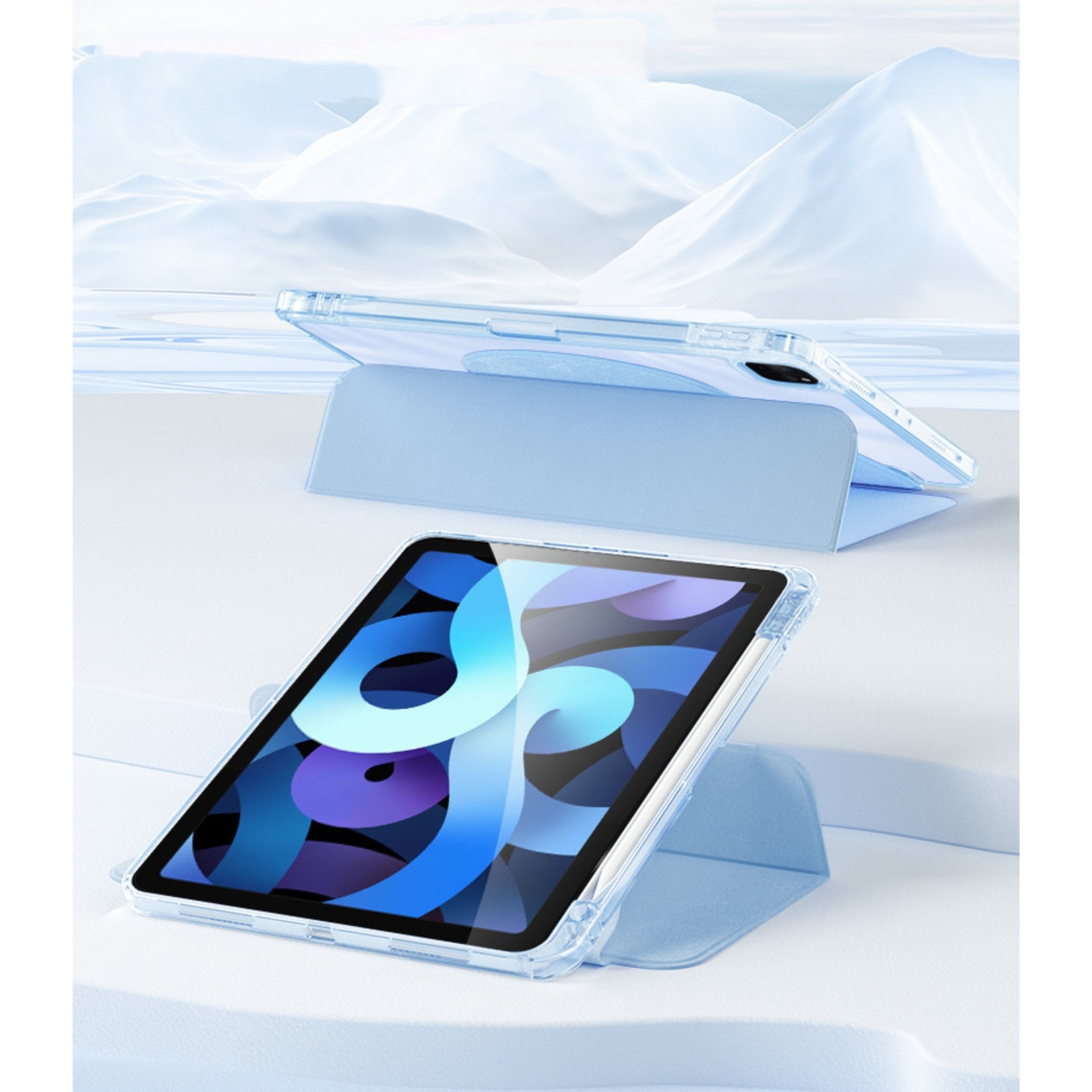 360度回転式】NEW iPadケース iPadカバー 保護ケース アクリル