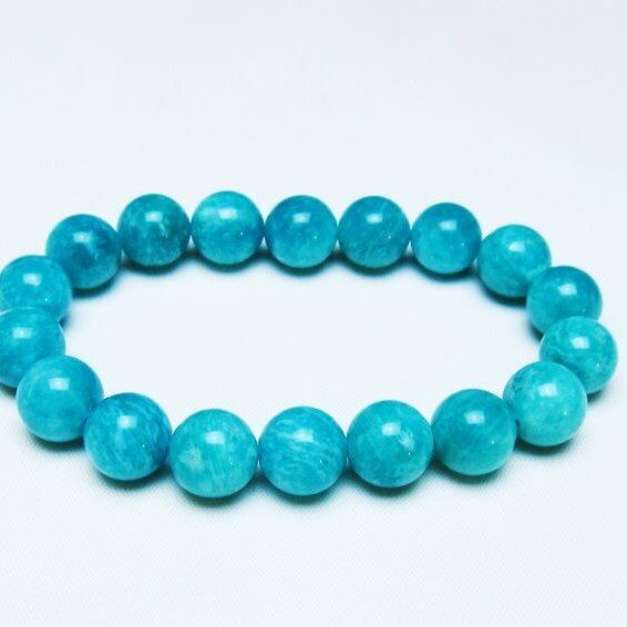 アマゾナイト ブレスレット 12mm 一点物 メール便可 [M便 1/10] 111-47784