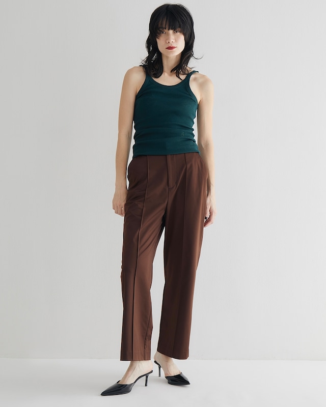 Side Belt Trousers(BROWN)