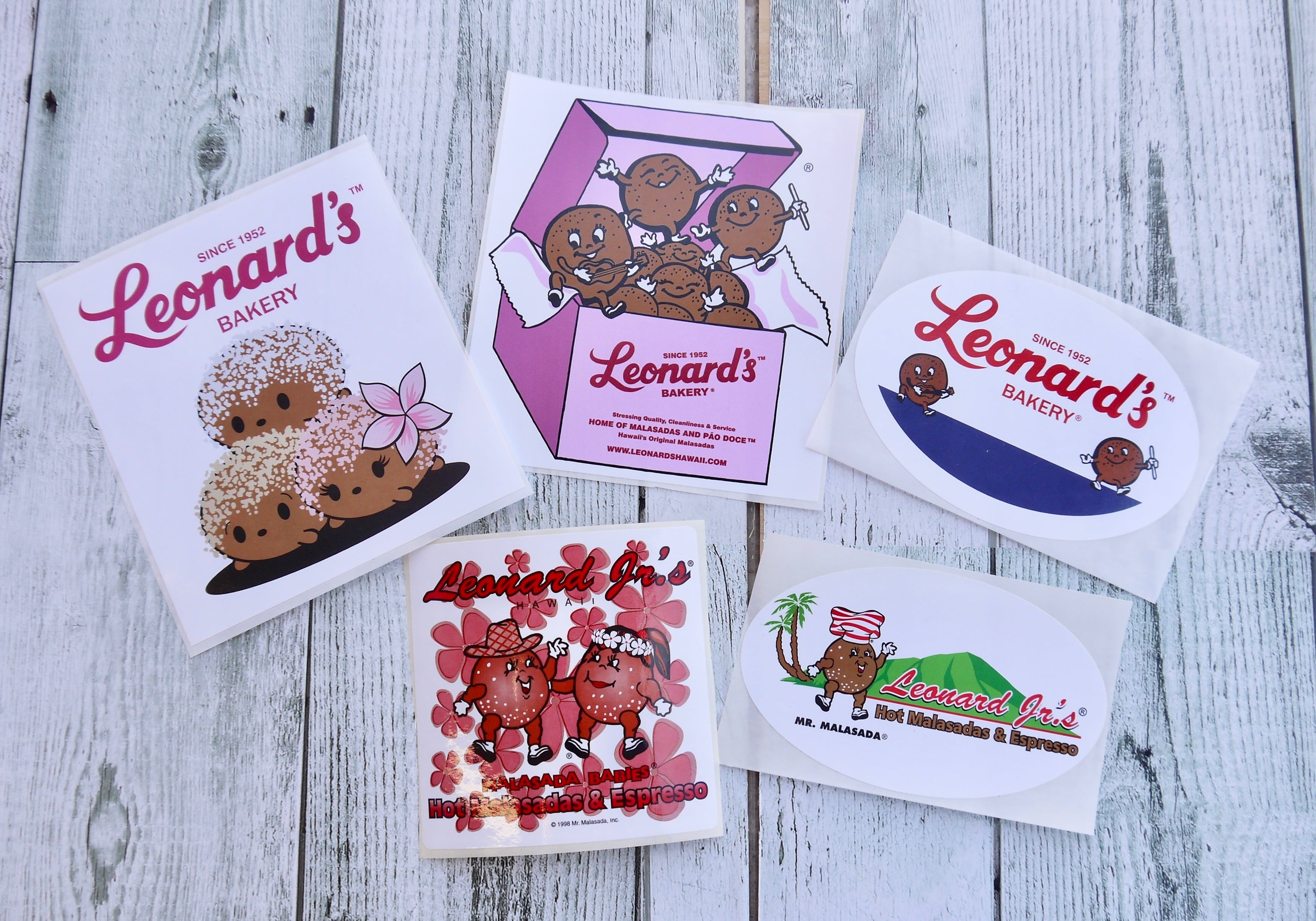 ☆ハワイ直輸入☆Leonard's Bakery レナーズ ベーカリー ステッカー