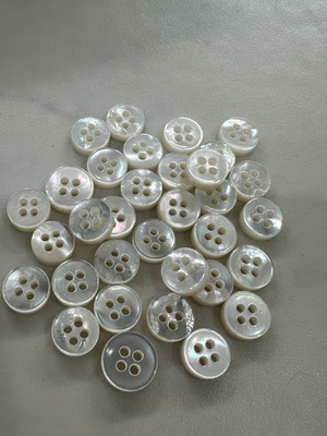 【単体購入不可商品】jn854 8.5mm 白蝶貝シェルボタン