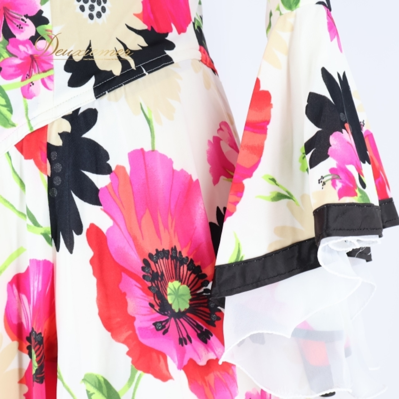 社交ダンス 衣装 スタンダードドレス ワンピース ドレス ホワイト系 ピンク系 ブラック系 白 ピンク 黒 アイボリー レース 花柄 明るい ダンス パーティ 発表会 伸縮 ストレッチ おしゃれ 可愛い 大人 レディース フォーマル コスチューム 舞台衣装 ステージ衣装