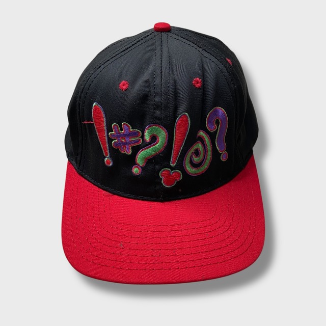 90s OH,MICKEY ビックリクエスチョンマークキャップ USA製