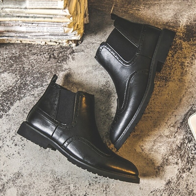 【TR0170】Vintage Leather Boots