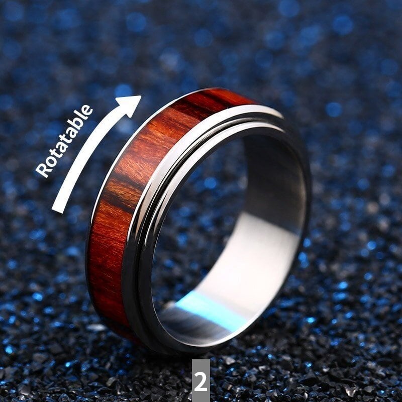 送料無料】 メンズ リング 指輪 316L ステンレス 赤 レッド チタン