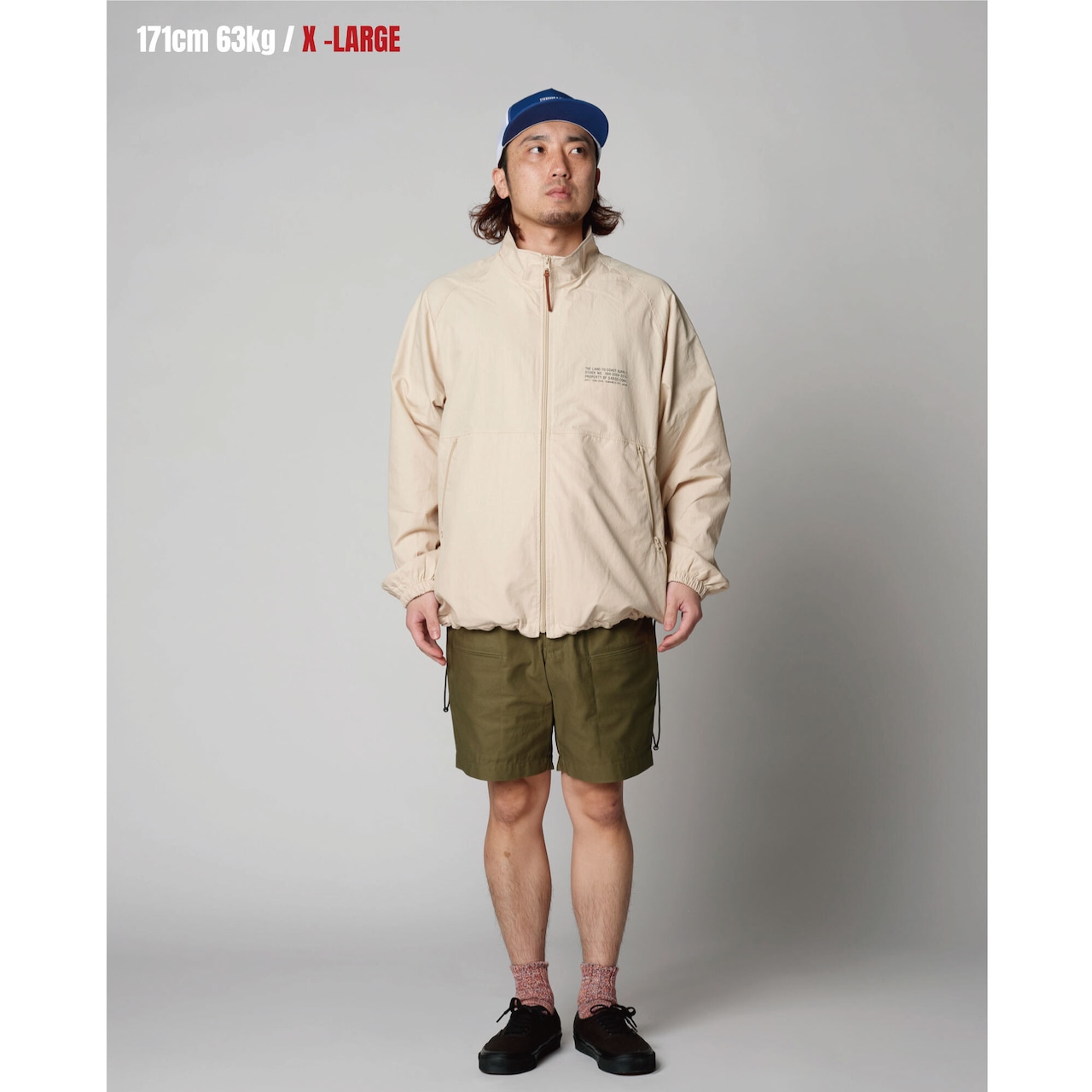 【DARGO】"COTTON / NYLON"  Active Jackets（NATURAL）