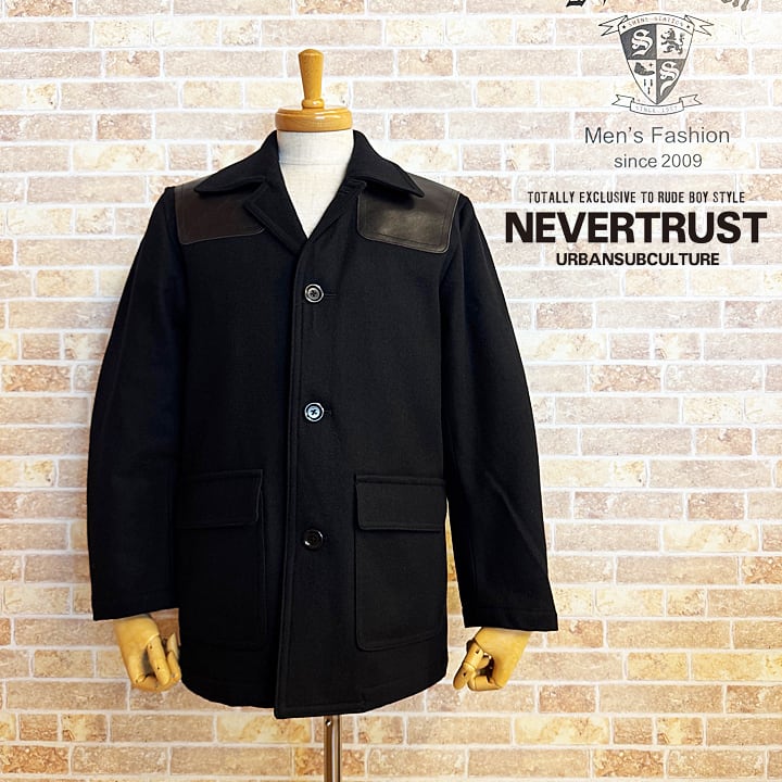 nevertrust ネバートラストドンキージャケットサイズ4 日本製【ネバートラスト】ドンキージャケット カラー：ブラック