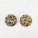 Vintage Big Lucite Muticolor Earrings