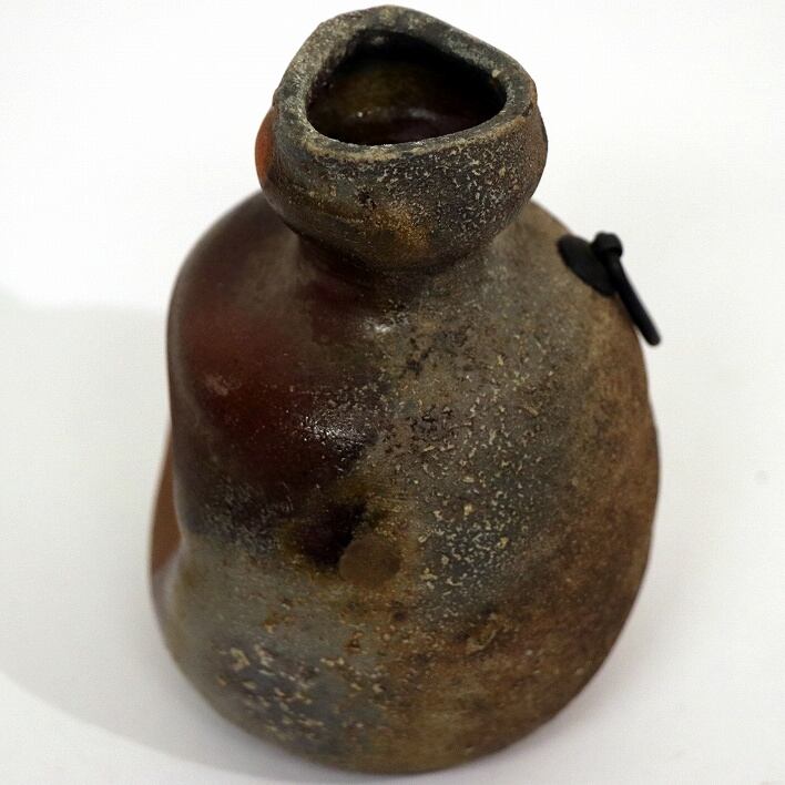 備前・城山焼・国下三郎・花瓶・共箱・No.190523-17・梱包サイズ 備前・城山焼・国下三郎・花瓶・共箱・No.190523-17・梱包サイズ