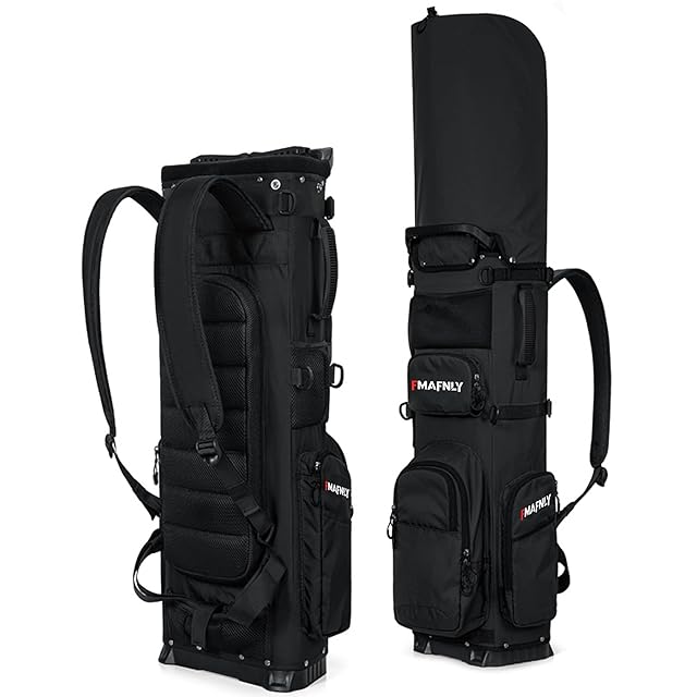 RIOROO 3分割 ゴルフ スタンドバッグ セルフスタンド クラブケース