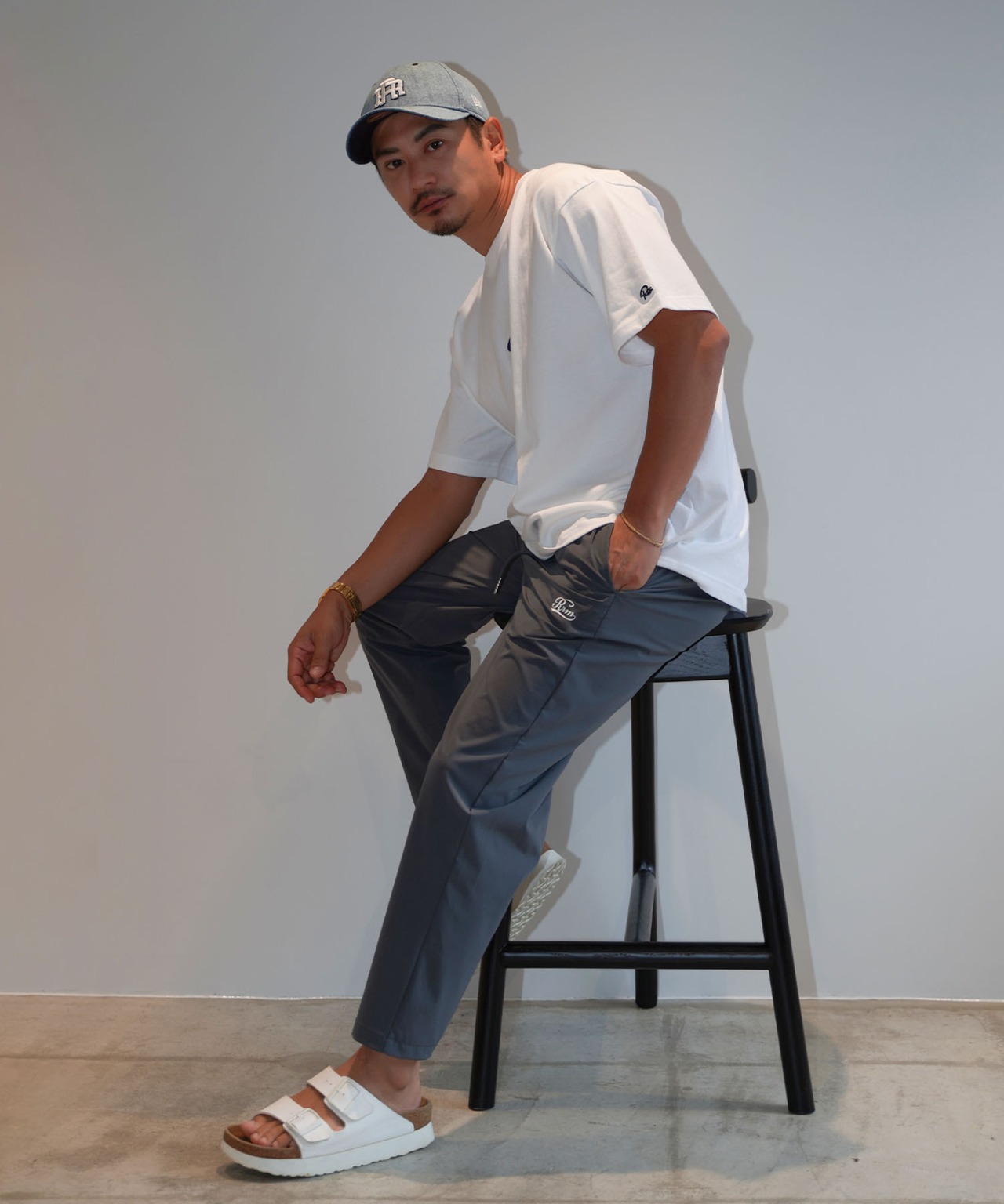 【#Re:room】4WAY STRETCH NYRON TAPERED PANTS［REP253］