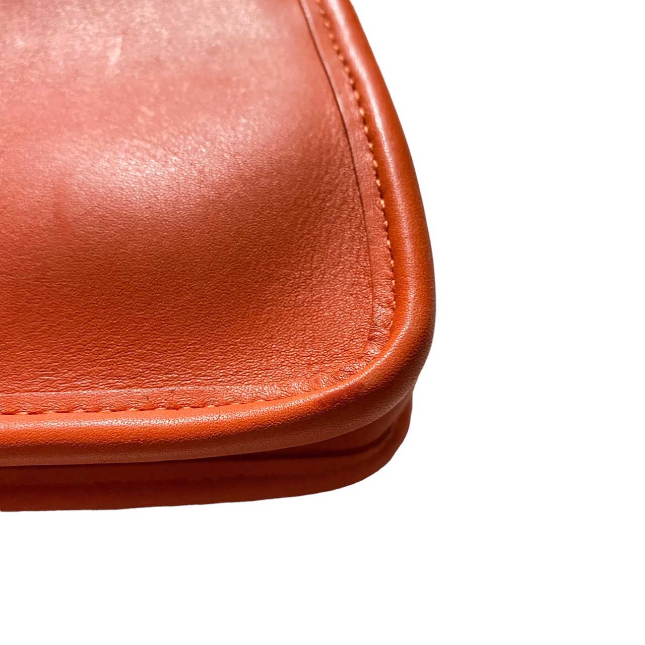 “OLD COACH” leather shoulder bag “Turn-Lock”