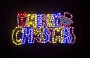SMDイルミネーション メリークリスマス WG-24324 MC文字 Merry Christmas 電飾 イルミネーション クリスマス デコレーション イベント パーティー ライト