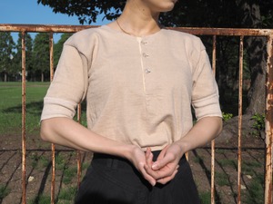 〜1960’s Italy Army ヘンリーネック Tシャツ