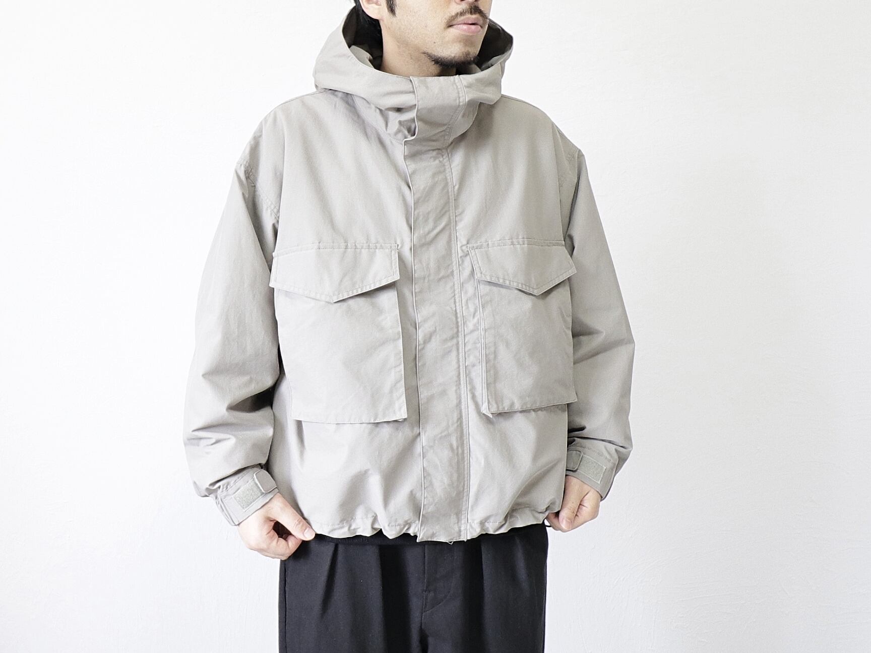 AUDIENCE / 60/40クロス G8 フライト WEP パーカー - ARMY GRAY　オーディエンス / ロクヨンクロス G8 ウェップ ジャケット パーカー