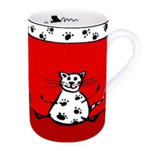猫の肉球足跡のマグカップ　KONITZマグカップ【キッチン雑貨/Brounie１】