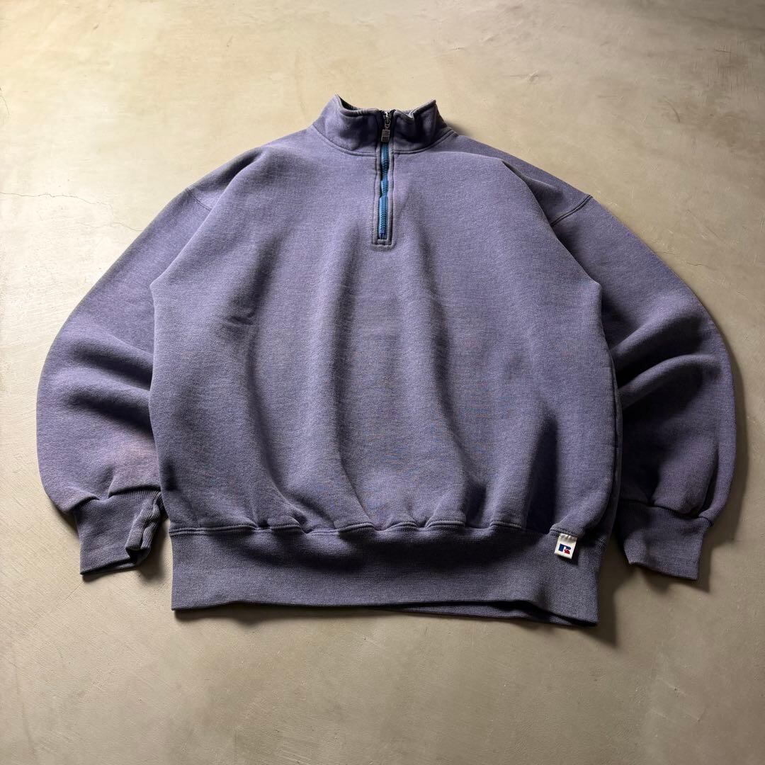 90s Russell Half Zip Sweat