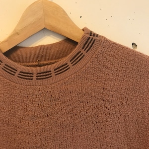 Vintage 60's camel knit tops