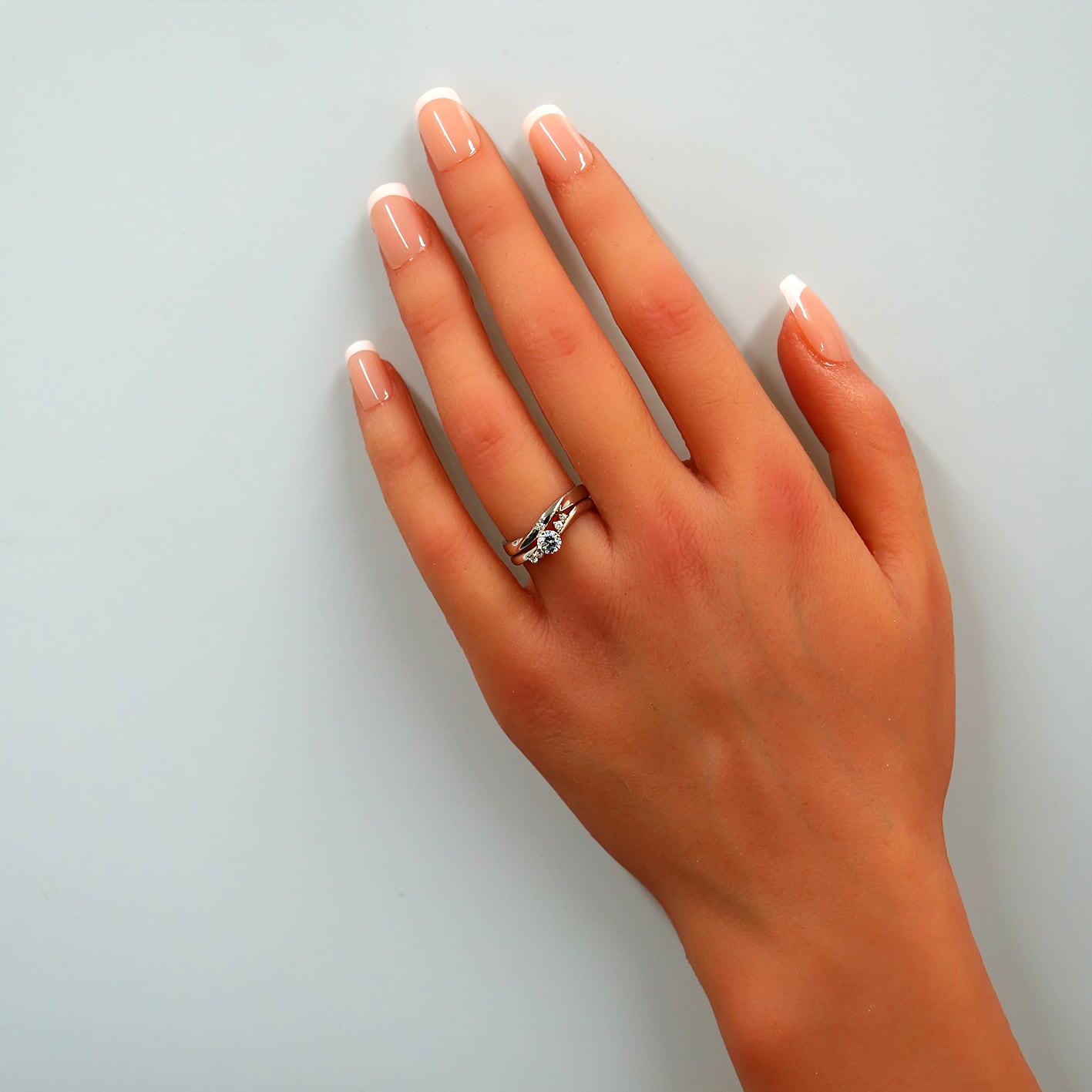 【10金ゴールド結婚指輪 マリッジリング】K10 YG PG WG モアサナイト 結婚指輪  マリッジリング ペアリング　シリーズ013