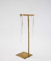 S925トリプルチェーンロングピアス/019274