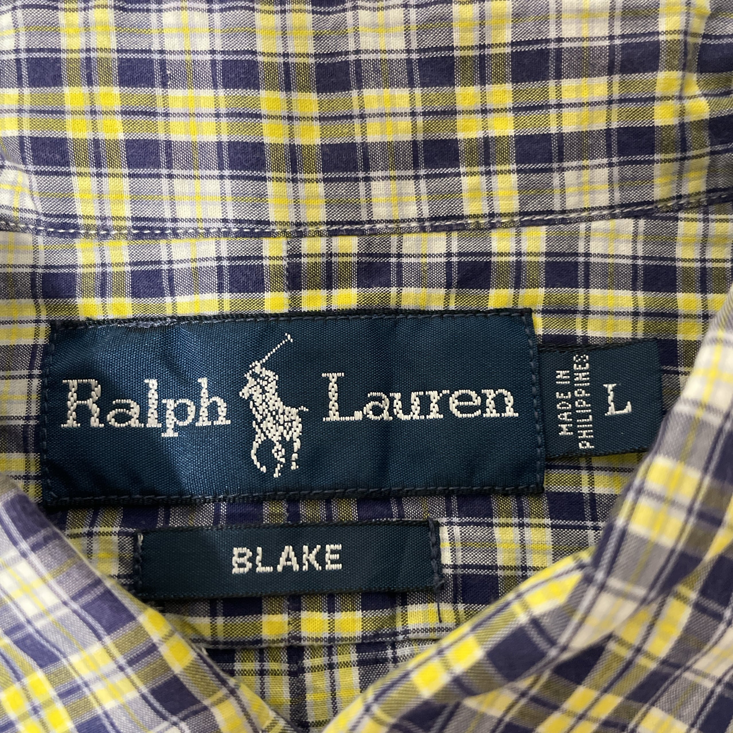 90s Ralph Lauren BLAKE ラルフローレン ブレイク ボタンダウン半袖