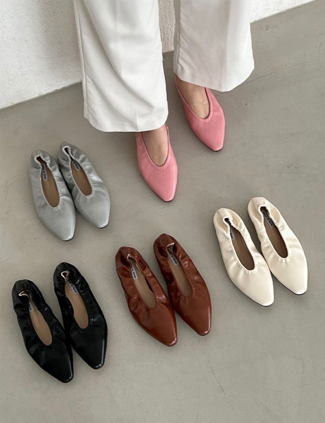【23ss】Spring-color Flat Shoes_5colors