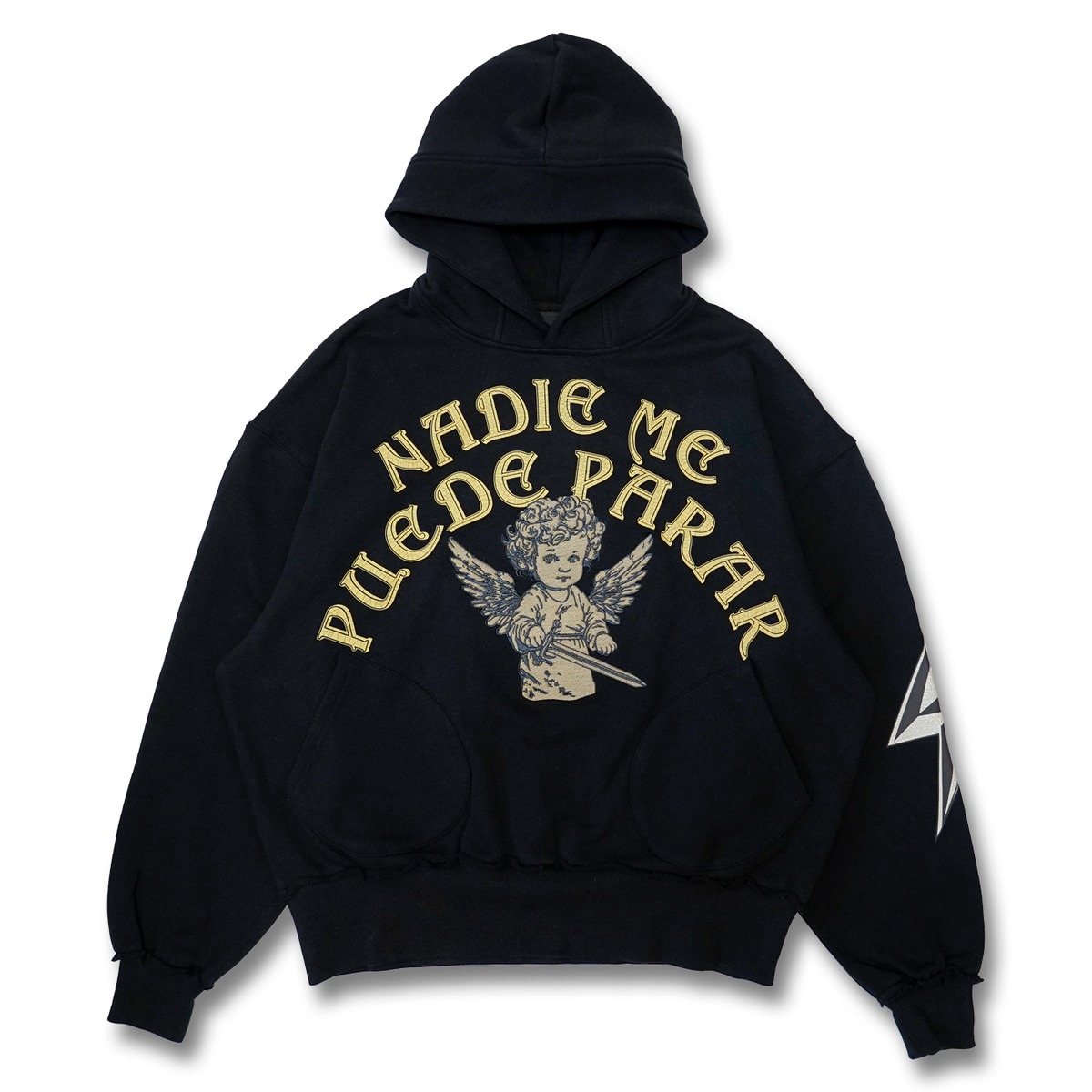 T.C.R NADIE ME PUEDE PARAR PULLOVER HOODIE - BLACK | T.C.R BY