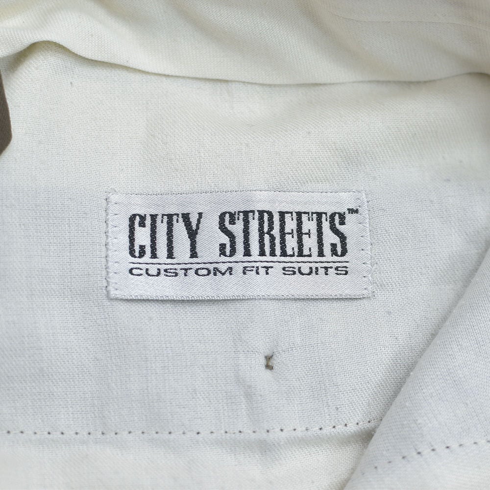 90s CITY STREETS シティストリート ワイド 3タック スラックス パンツ