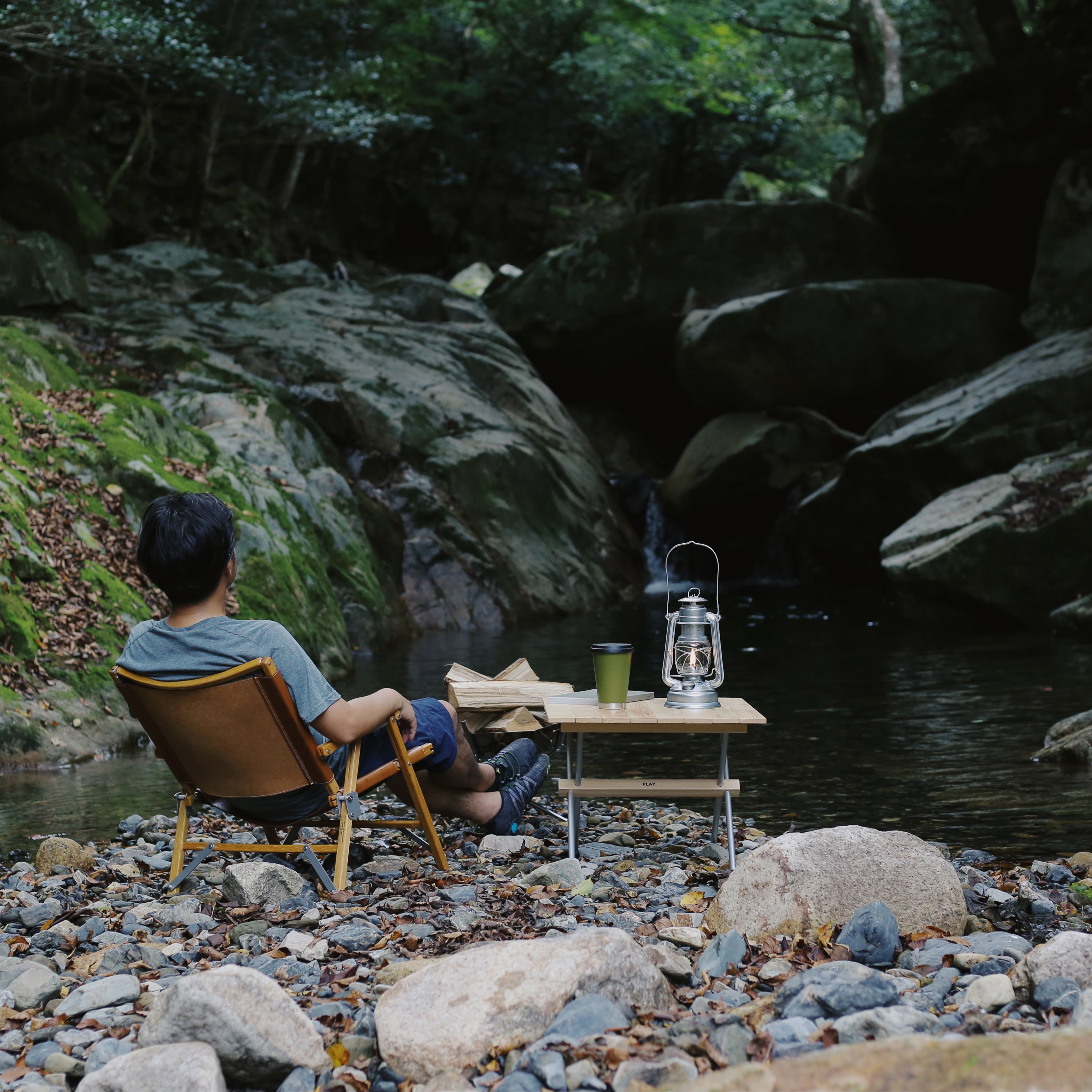 Hinoki Roll Table - M ( Aluminum leg ) | playproducts