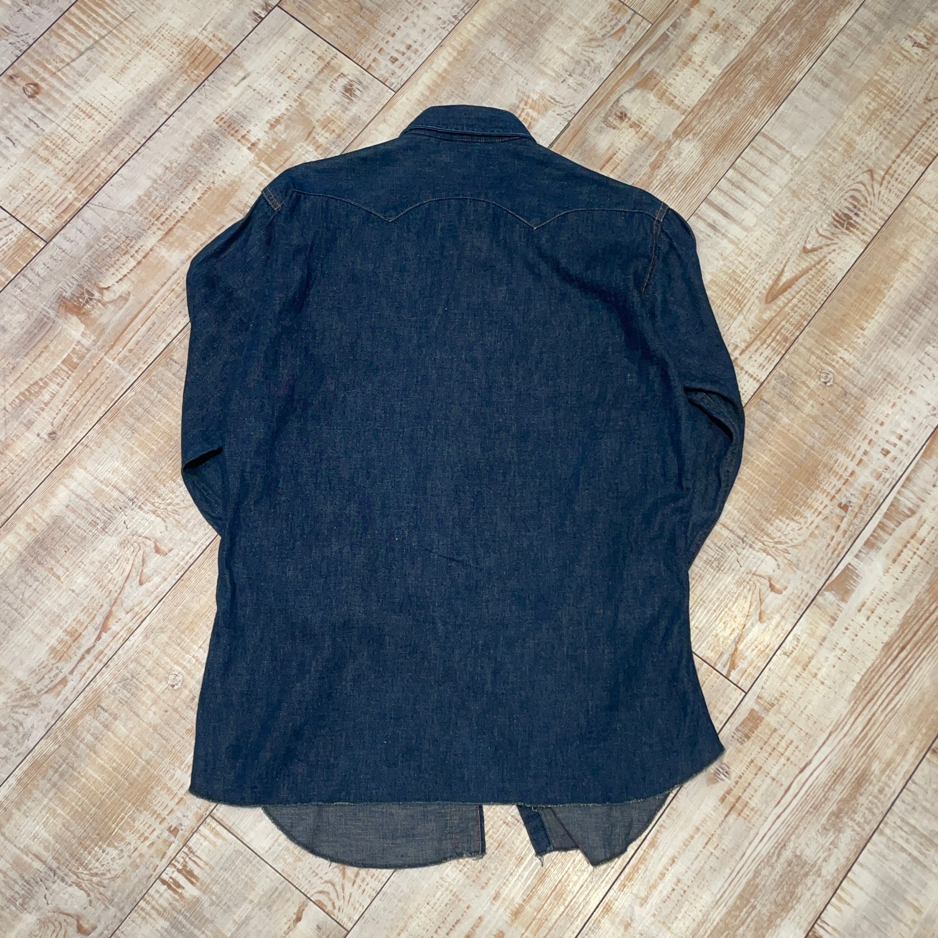 50年代 L位 LEVI'S Short Horn Denim Western Shirts リーバイス