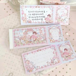 新作☆FL867｜Fairylady【春日花庭入场券】チケット型メモ帳