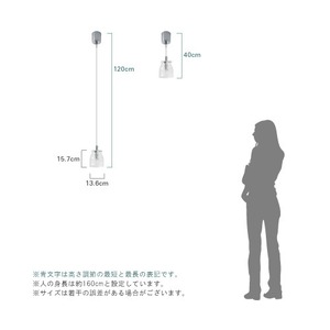 Whitney S pendant lamp ホイットニー S ペンダントランプ【LP3102CL】