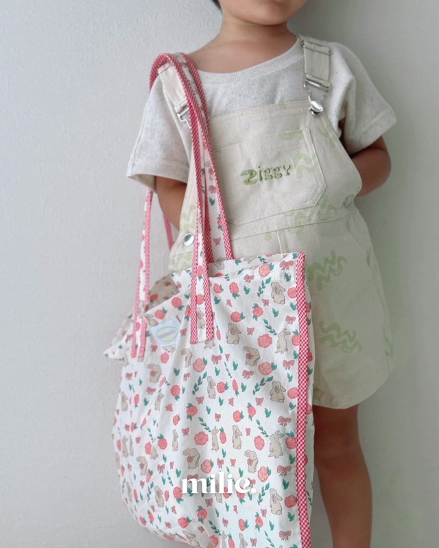 【即納】round eco bag  ⦅ bunny ⦆
