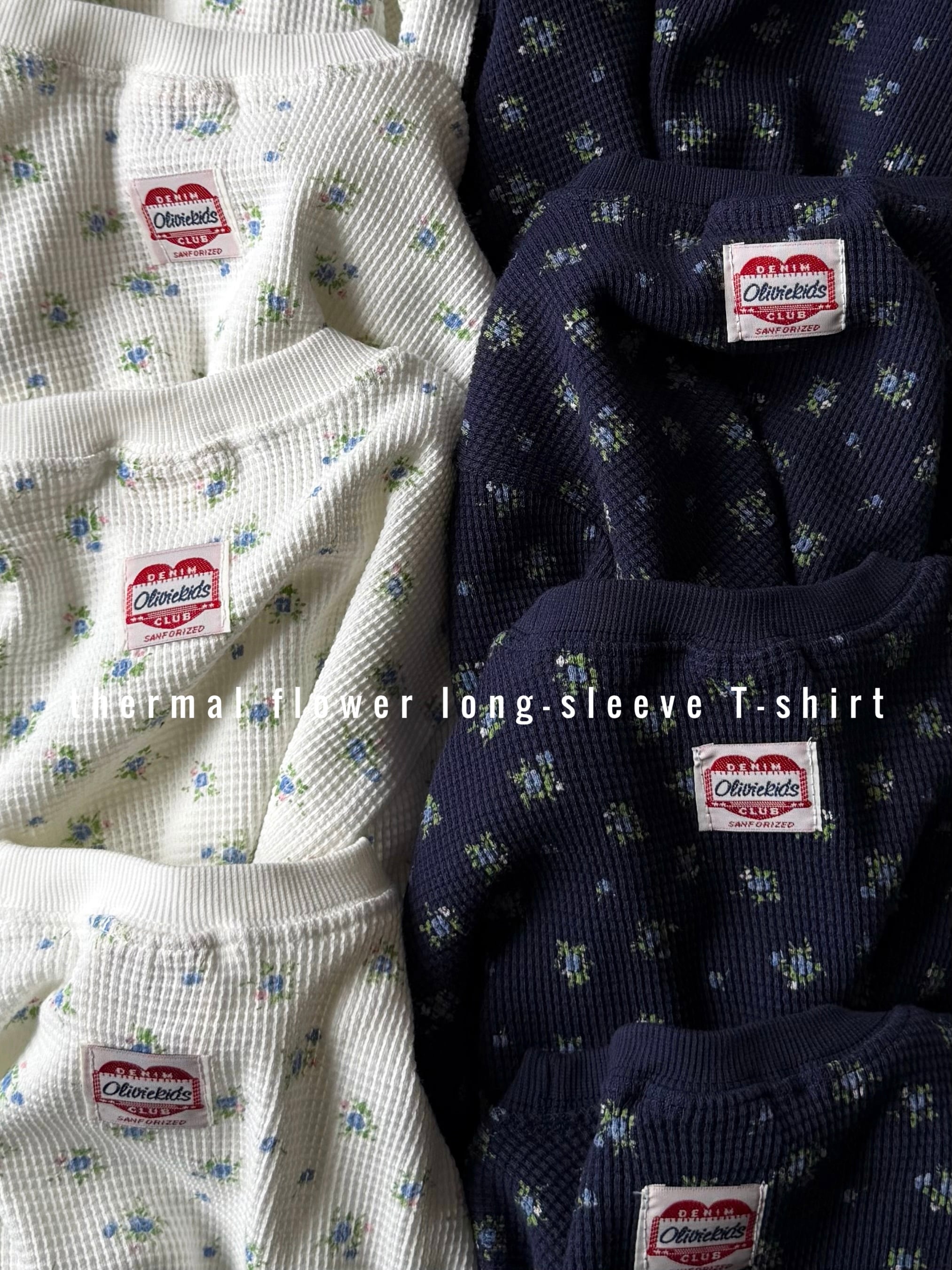 サーマルフラワーロンT（80〜130cm）4343