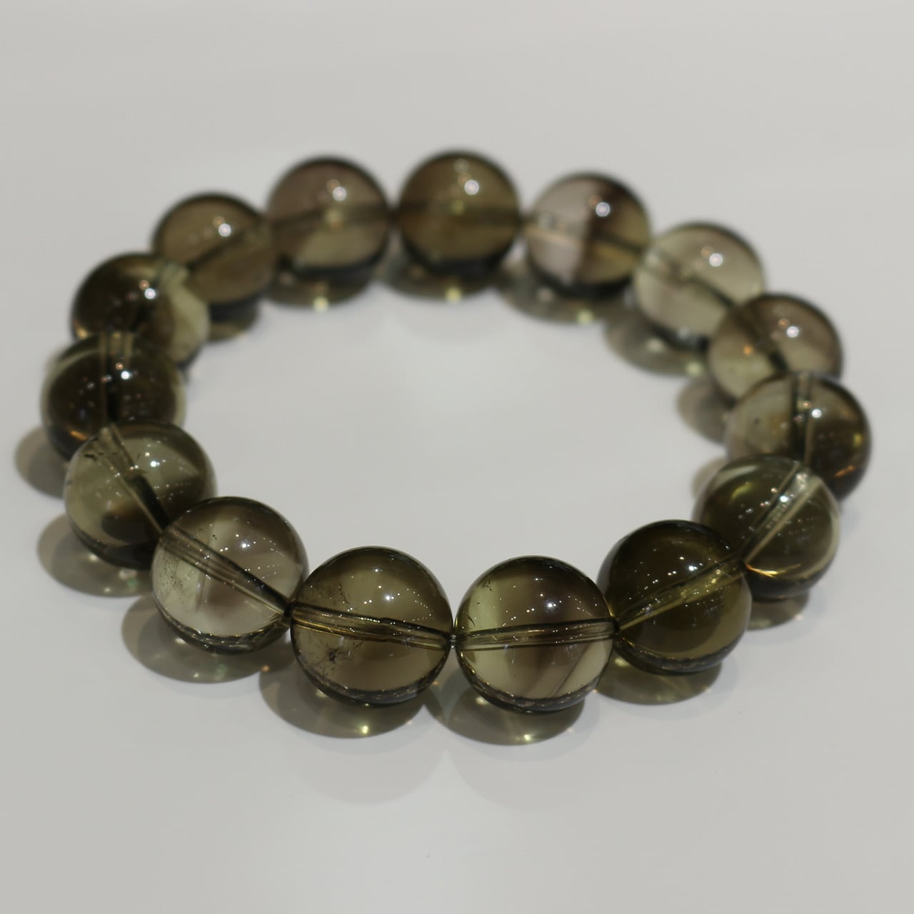 魔晶ゼウス、ゼウスクォーツ 15mm 一連ブレスレット C 0118002996