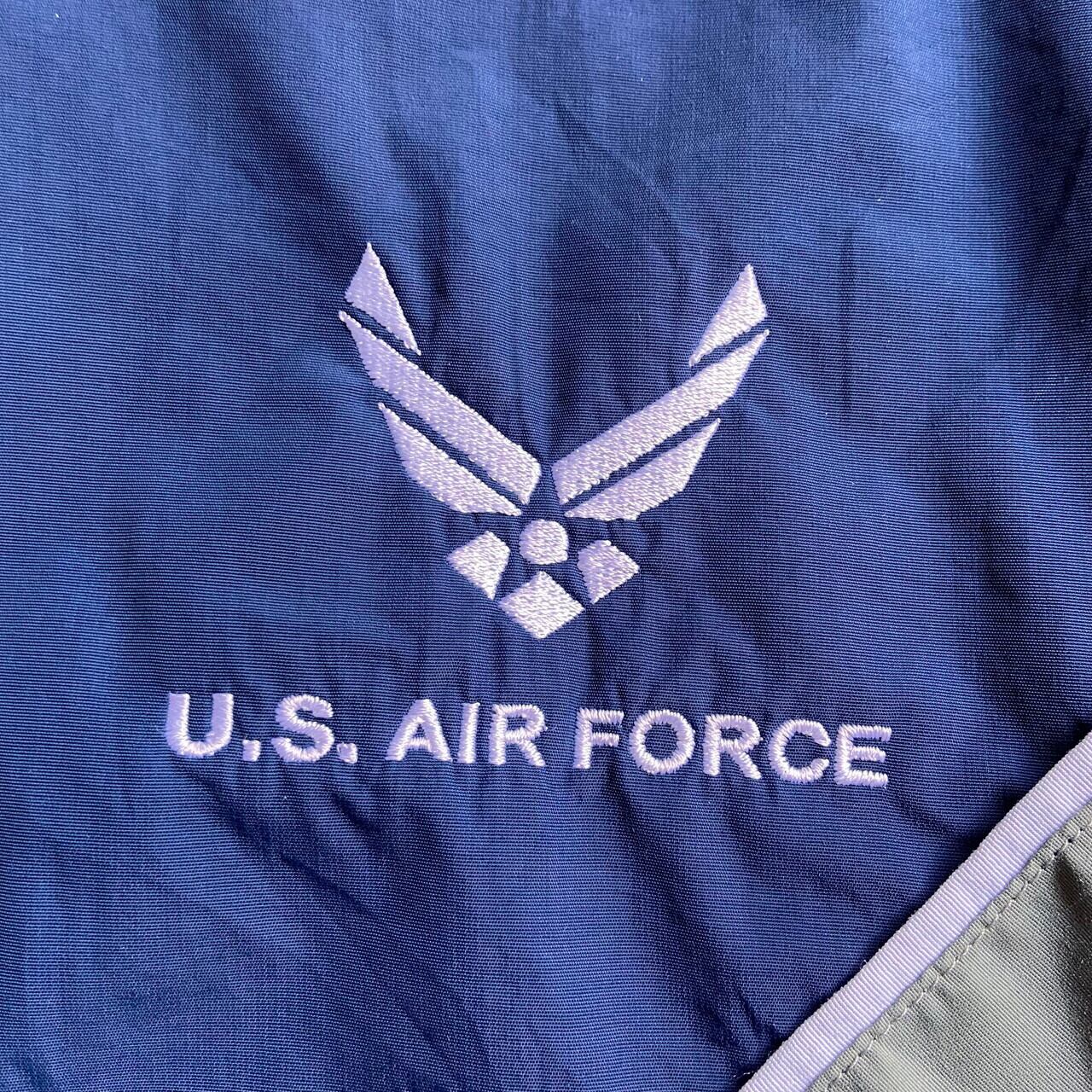 10年納品 米軍実品 SKILCRAFT U.S.AIR FORCE PTU トレーニング ナイロンジャケット USA製 LARGE/eaa366914
