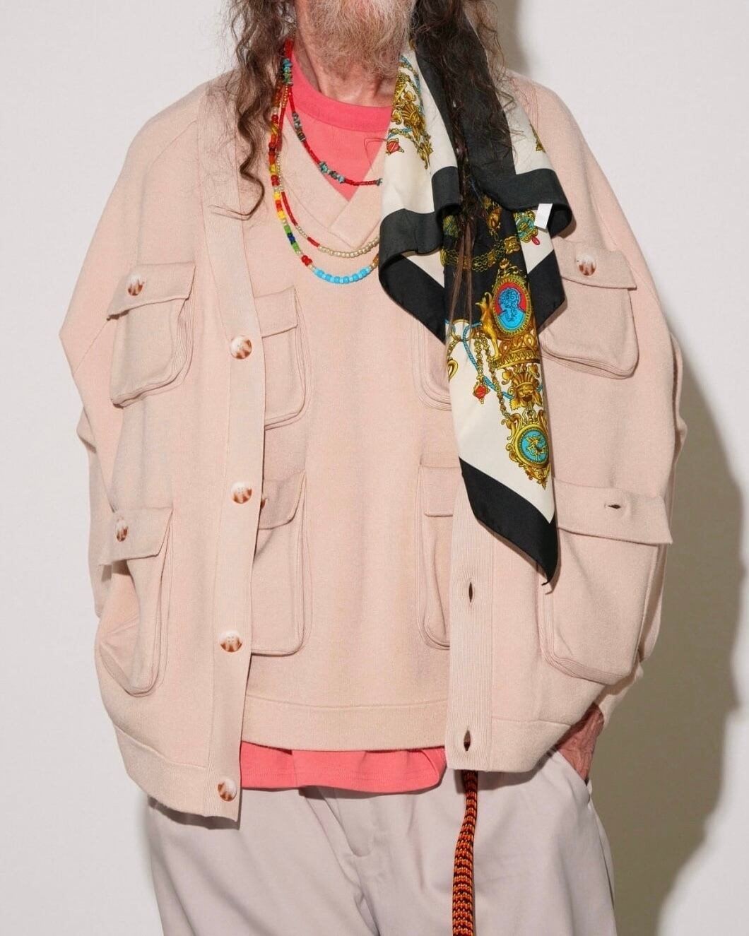 ECO SAMPLE】【×VOO】フィッシャーマンニットカーディガン | AMBERGLEAM 