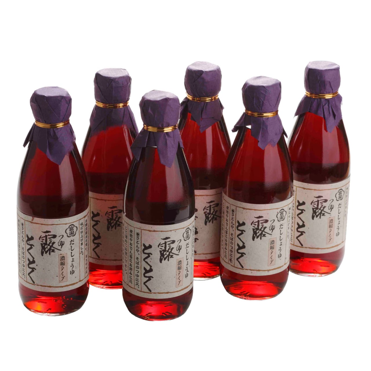 卵かけご飯に！】濃縮だししょうゆ 露とくとく 360ml 6本セット 梅谷