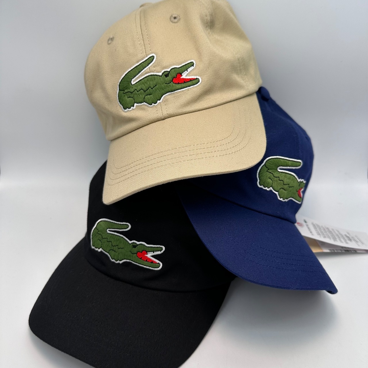 LACOSTE OVERSIZED STITCH CAP 全3種