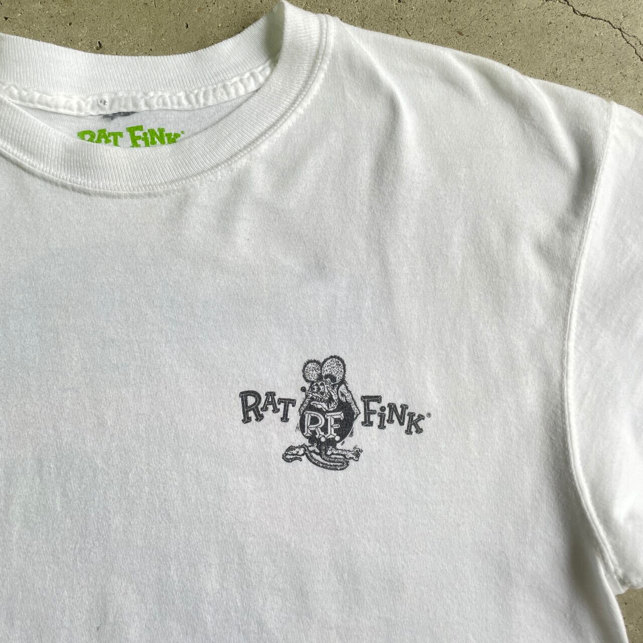 00年代 RAT FINK ラットフィンク キャラクター バックプリントTシャツ 