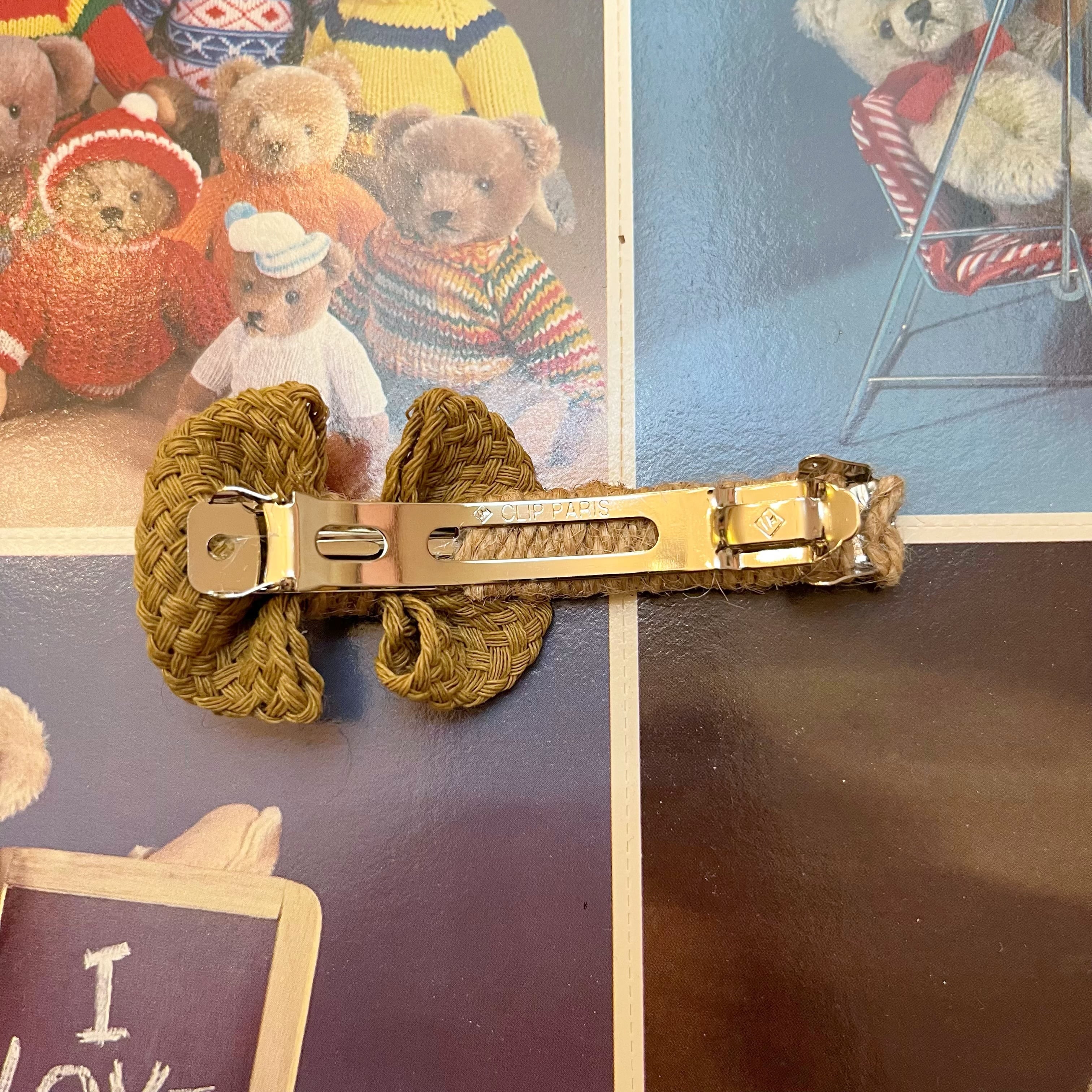 cotton ribbon ⑅ barrette