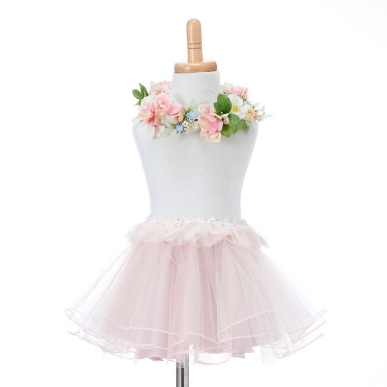 チュールスカートセットpink