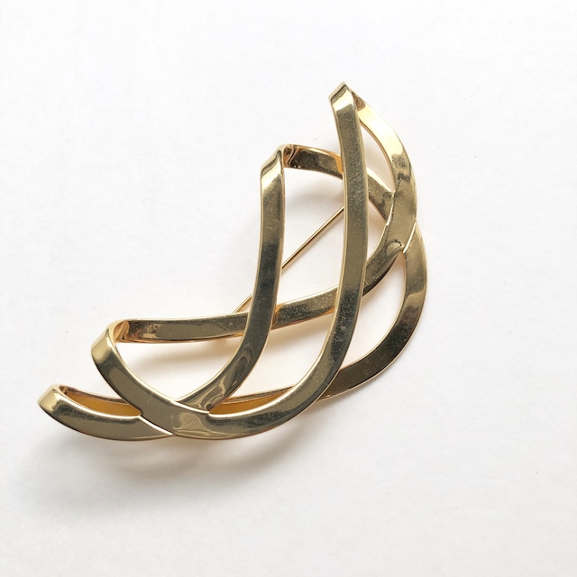 Folding curve brooch No.606B* c