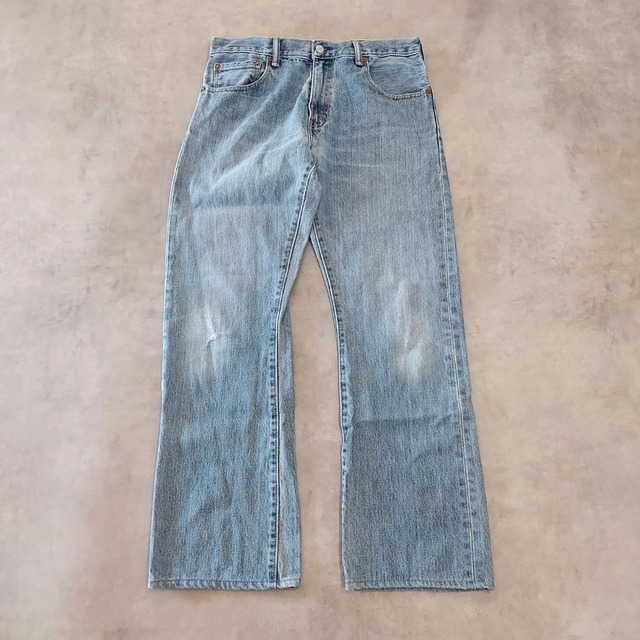 リーバイス517 Levis W34 フレアデニム 青 古着 ブーツ 19997