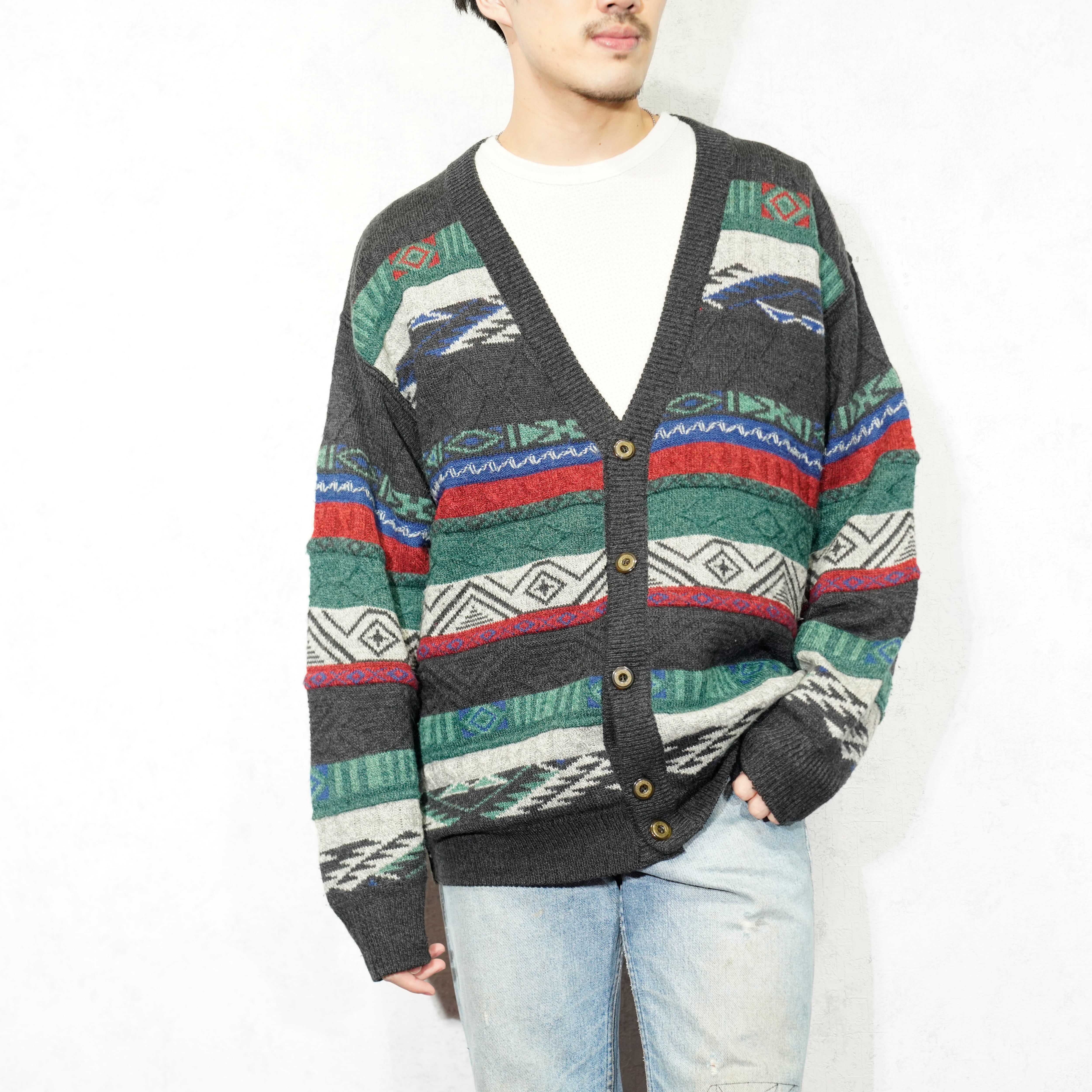 EU VINTAGE HANS LETTMANN PATTERNED DESIGN ALPACA BREND WOOL EU VINTAGE HANS LETTMANN PATTERNED DESIGN ALPACA BREND WOOL