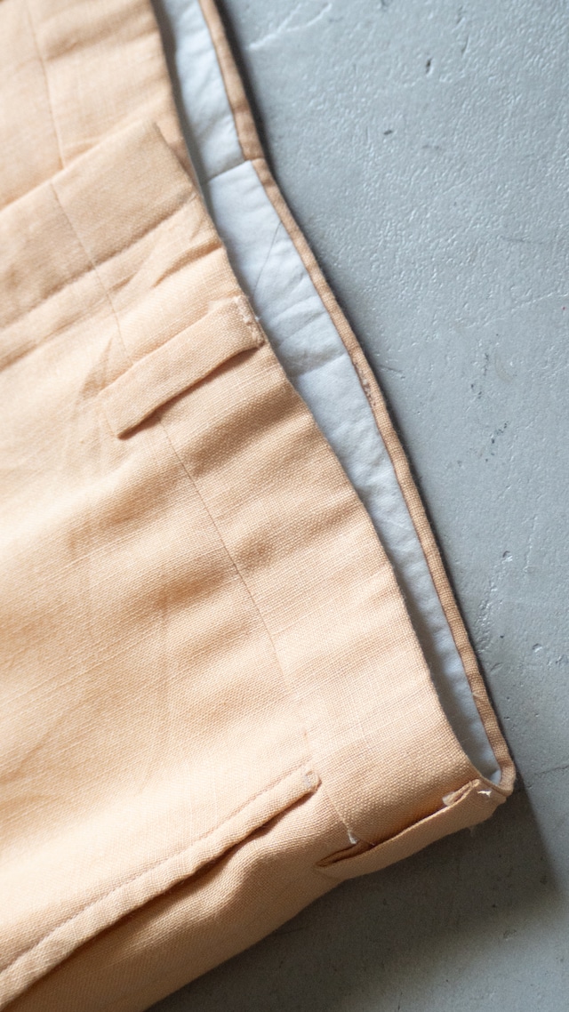 "ACWA" 1970s Yellow Linen trousers
