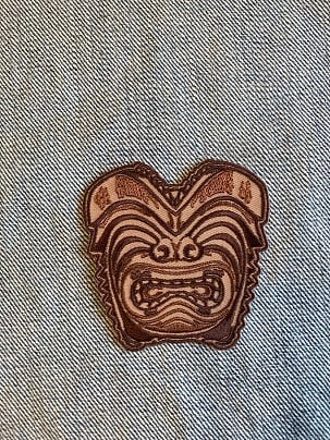 ポリネシアン デザイン ティキ TIKI アップリケ パッチ FD0587